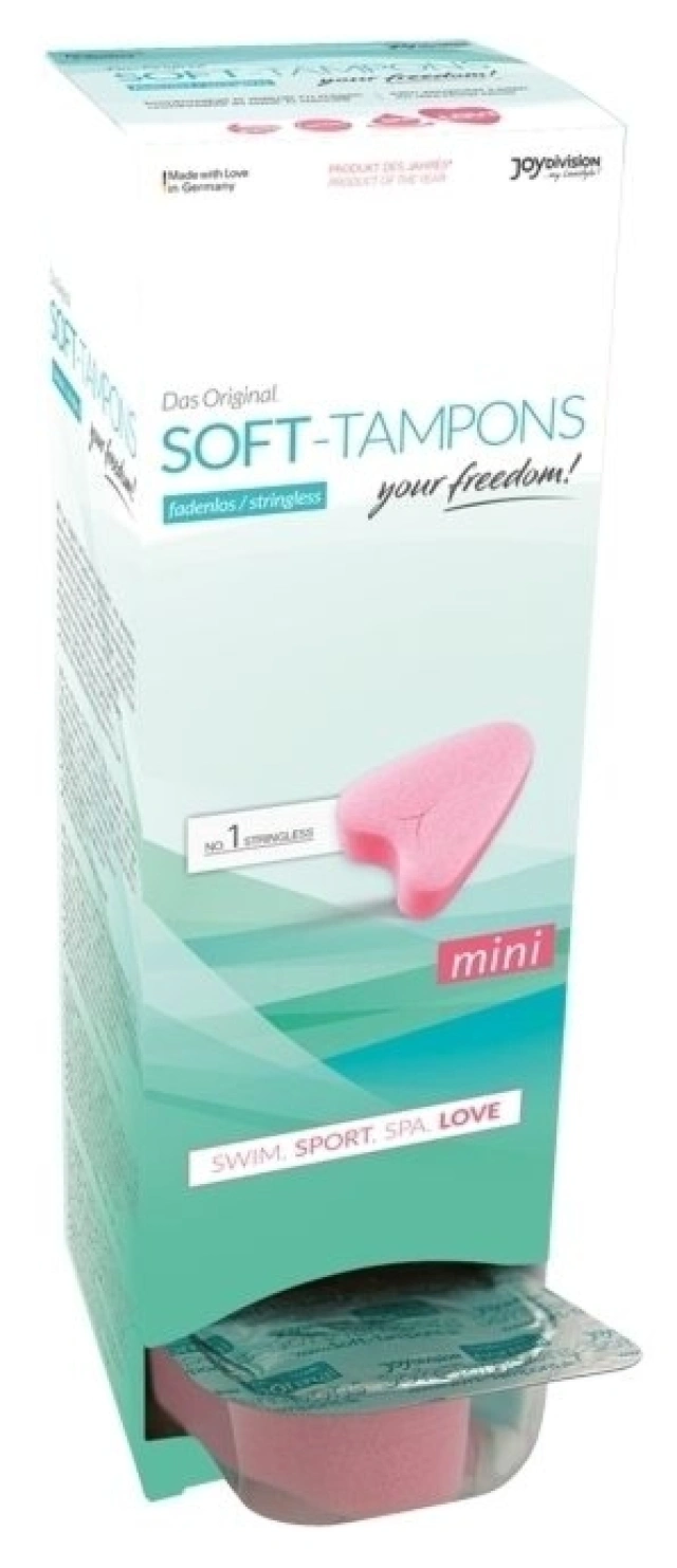 Tampony Bez Sznurka Soft Tampons Mini 10 Sztuk JoyDivision | 100% ORYGINAŁ| DYSKRETNA PRZESYŁKA